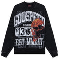Seeing Double Sweatshirt Black Wash