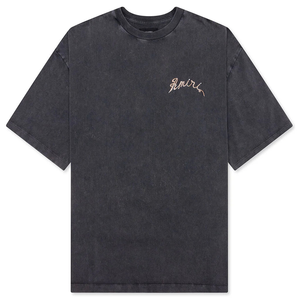 Amiri Dragon Oversized Tee Black