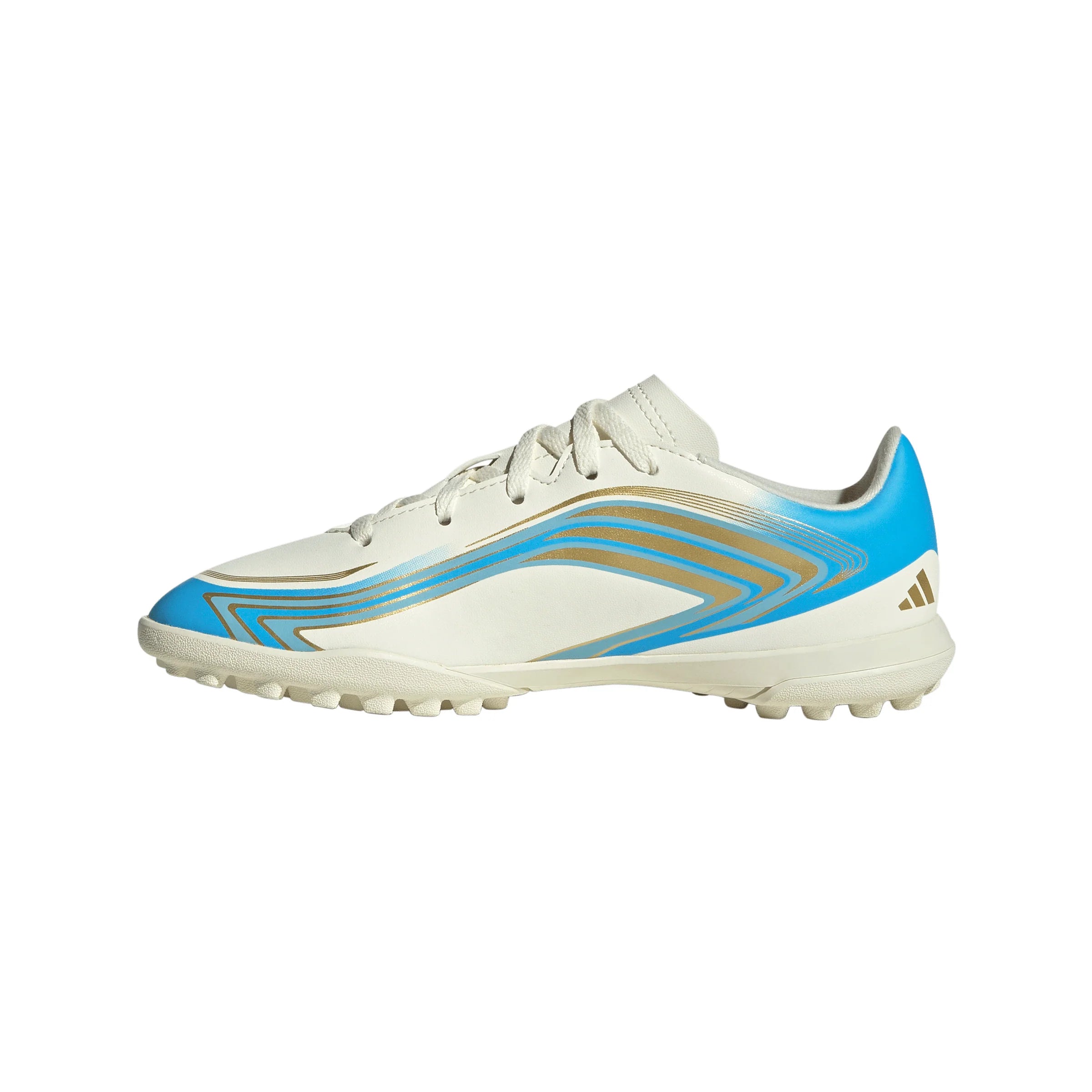 adidas F50 Messi Club Turf Youth Soccer Cleats Ivory
