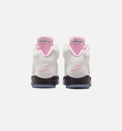 Air Jordan 5 Retro Medium Soft Pink Mens Lifestyle Shoe White Soft Pink Black