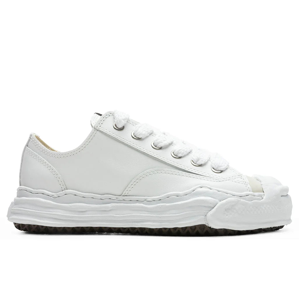 Hank Low OG Sole Toe Cap Leather Sneaker White