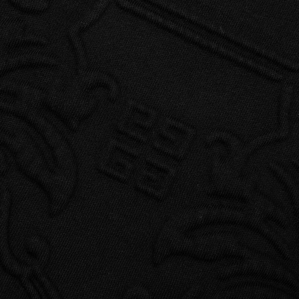 Baroque Embossing Hoodie Black
