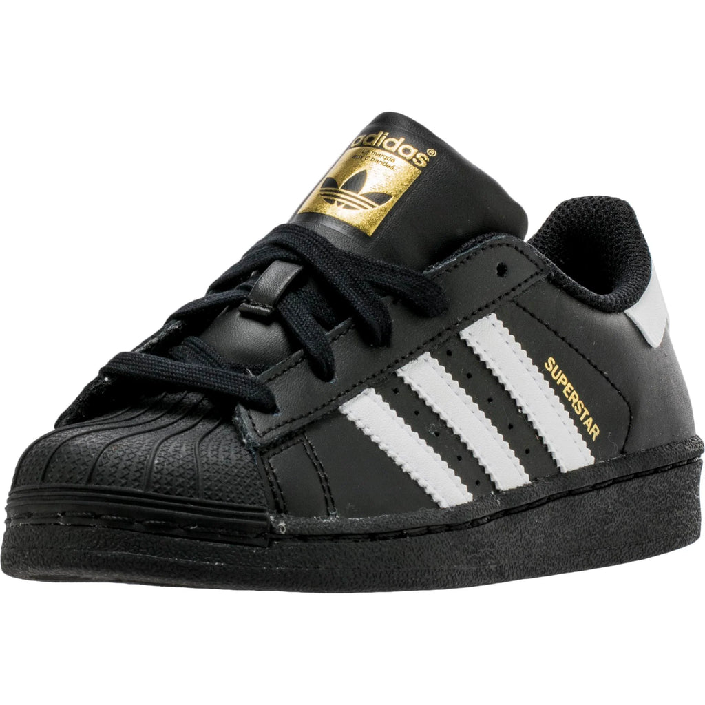 Superstar Preschool Lifestyle Shoe Black White