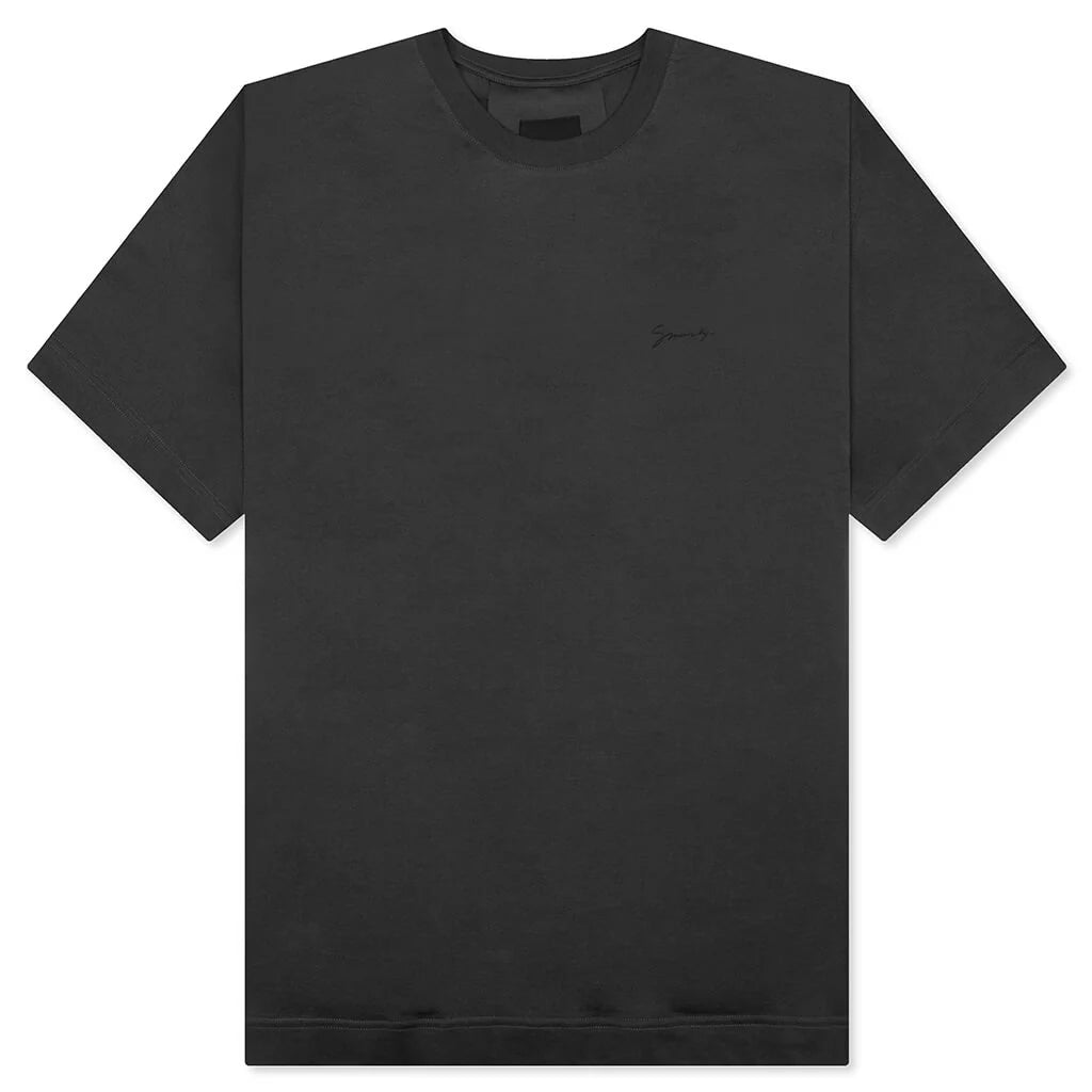 Baroque Print S S T Shirt Charcoal