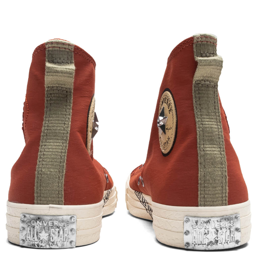 Converse x Naruto Chuck Taylor All Star Hi Natural Ivory Ritual Red Black