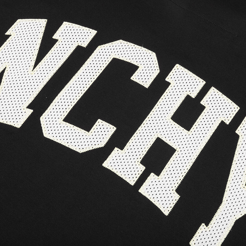 College Boxy Fit T Shirt Black