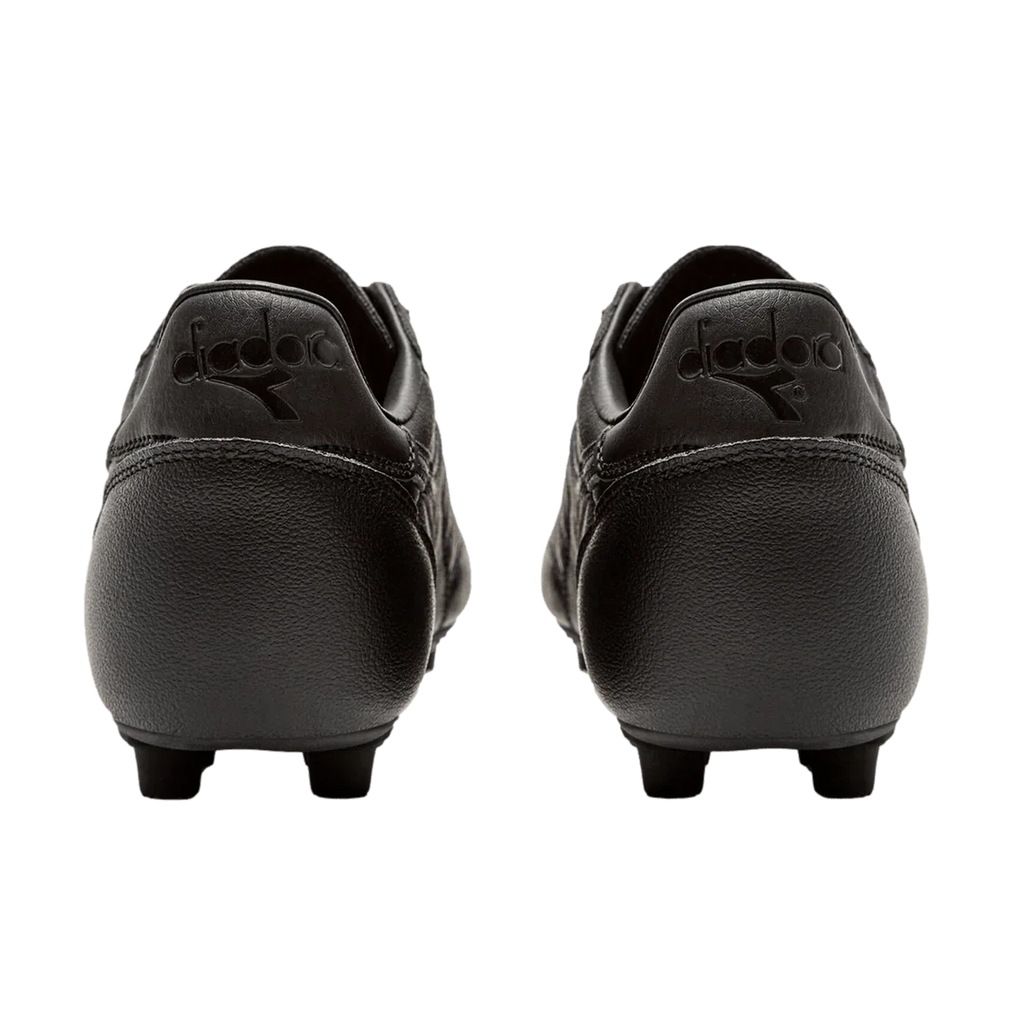 Diadora Brasil LT MDPU Firm Ground Soccer Cleats Black Black