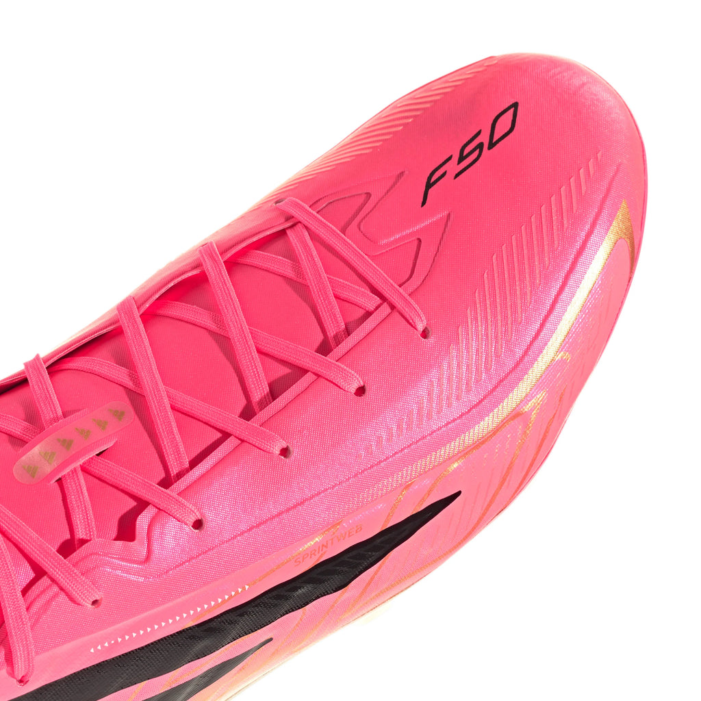adidas F50 Hyperfast Pro Firm Ground Mens Soccer Cleats Turquesa Black Gold