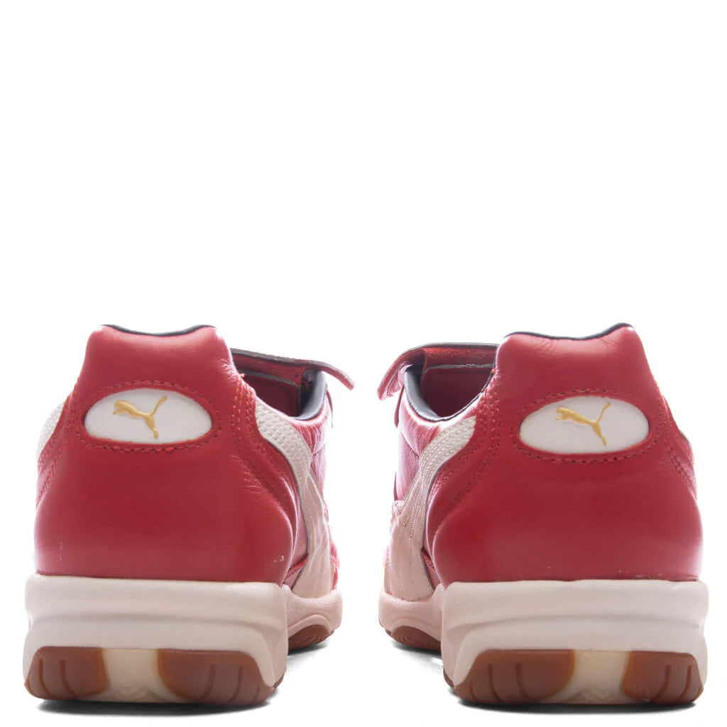 King Indoor Red Fire Frosted Ivory