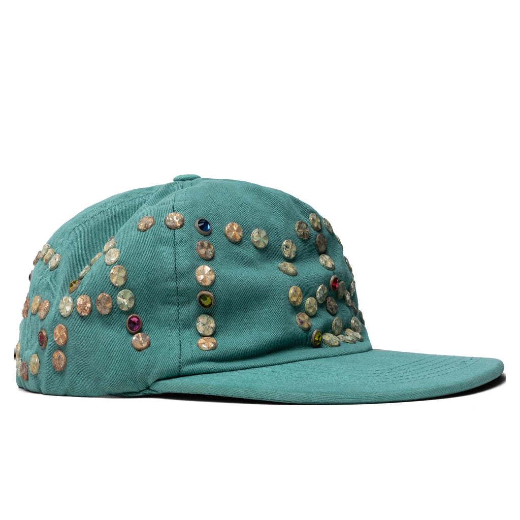 Studded Wrap Around Hat Green