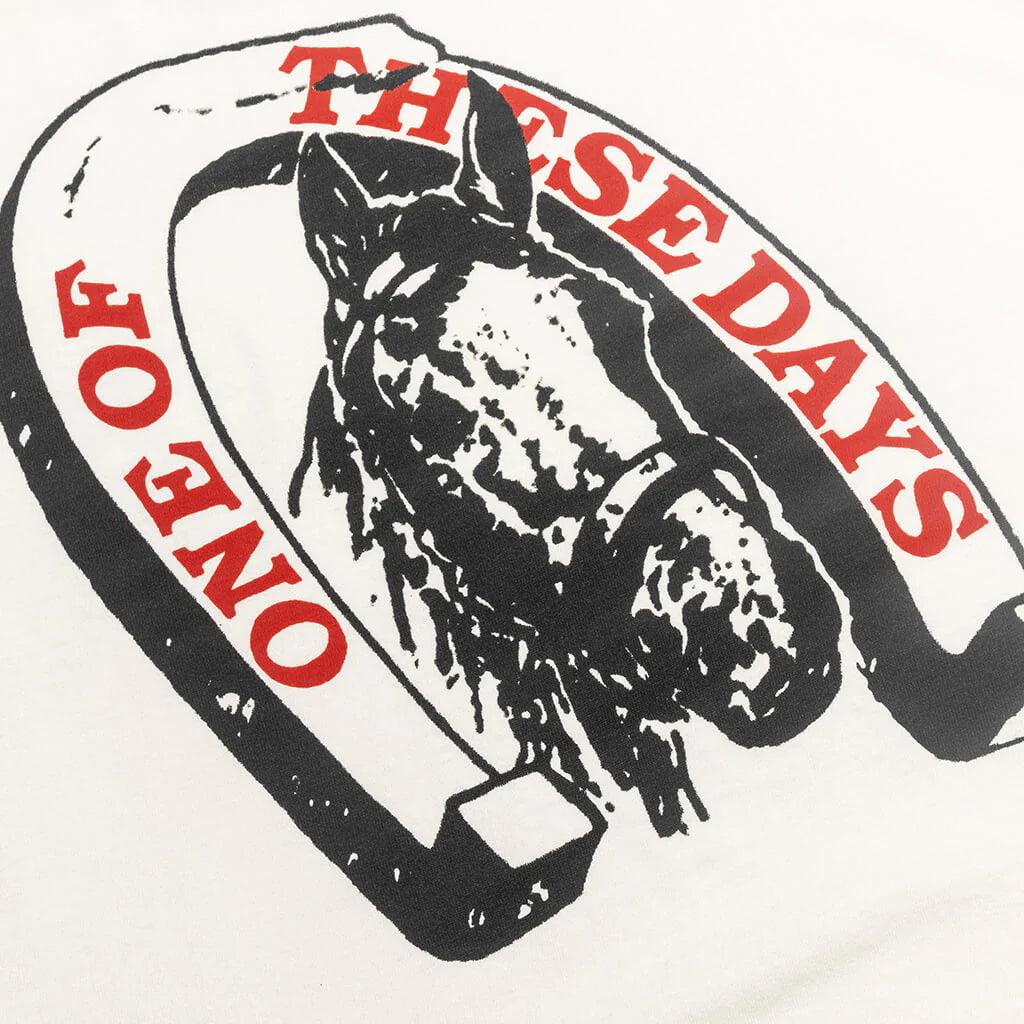 Lucky Number 73 S S T Shirt Bone