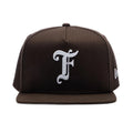 FEATURE x New Era 9Fifty A Frame Old English F Snapback Walnut