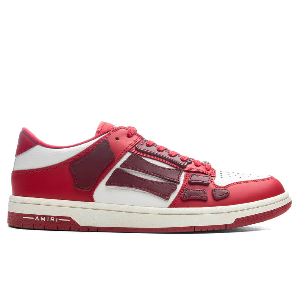 Skel Top Low Red White