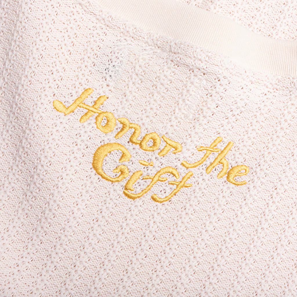 Knit Box Tee Bone