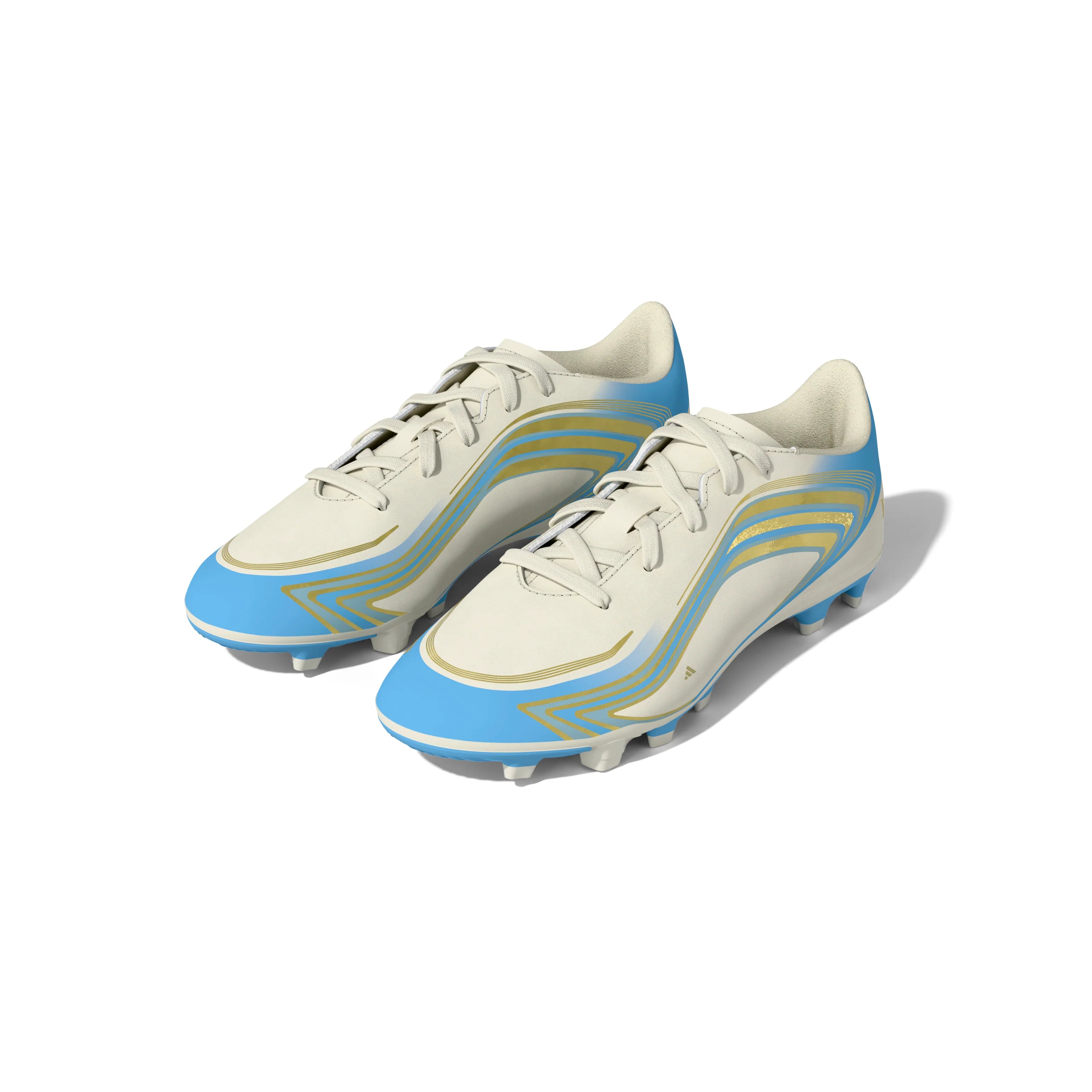 adidas F50 Messi Club FG MG Firm Ground Multi Ground Youth Soccer Cleats Blue
