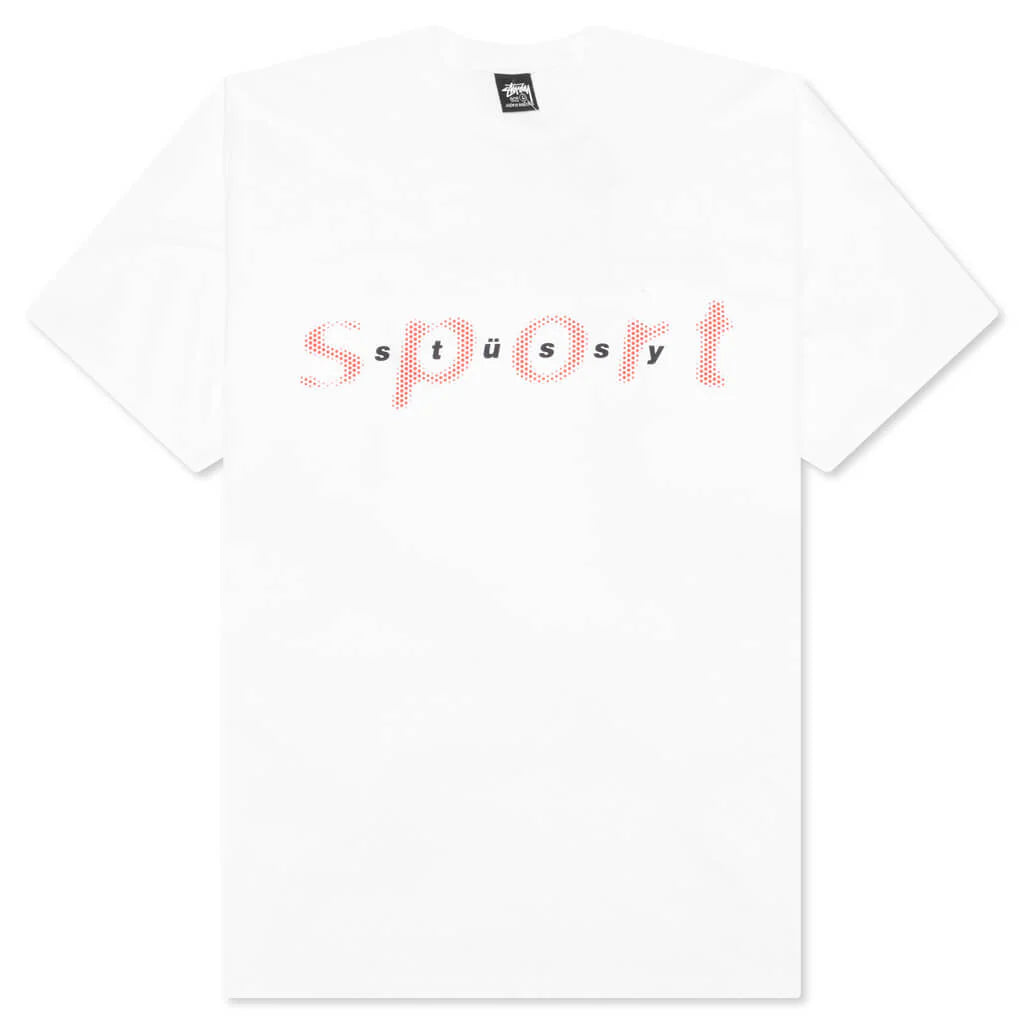 Dot Sport Tee White