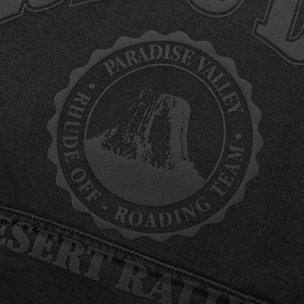 Cropped Desert Valley Hoodie Black