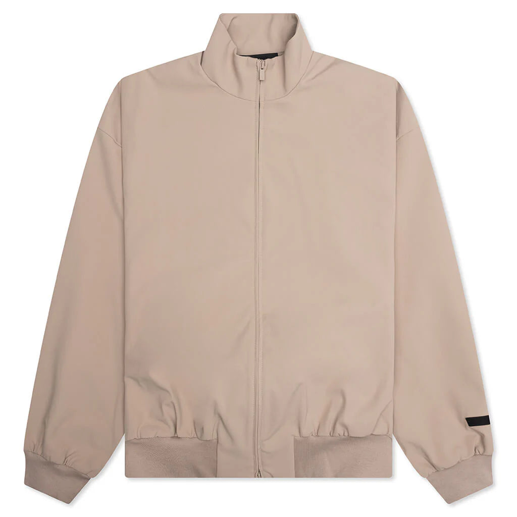 Bonded Nylon Bomber Jacket Desert Sand