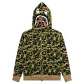 Abc Camo Shark Full Zip Hoodie Green