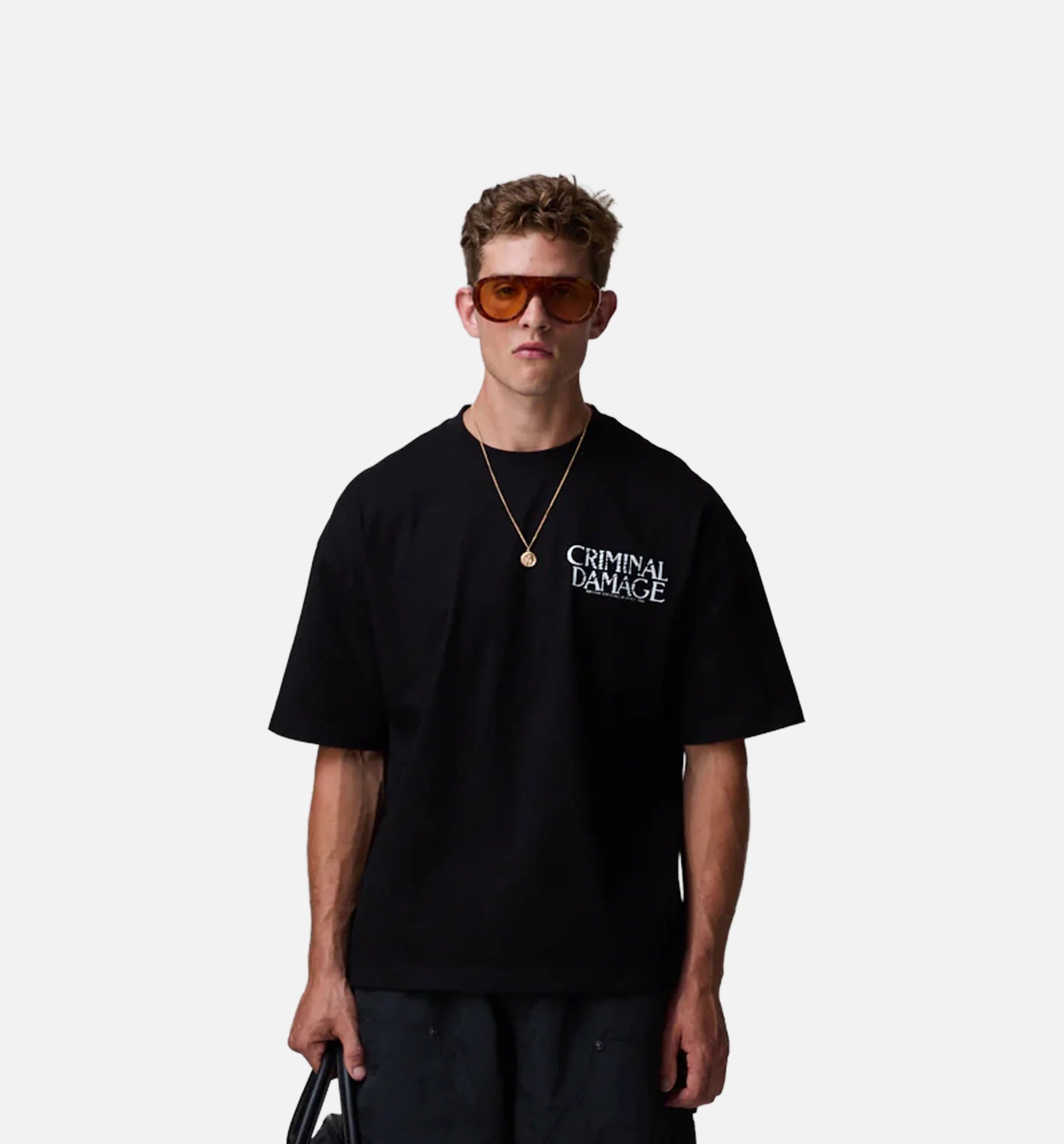 Mythical Tiger Mens Short Sleeve Shirt Black