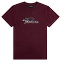 Fea Tah Print Tee Ox Blood Red