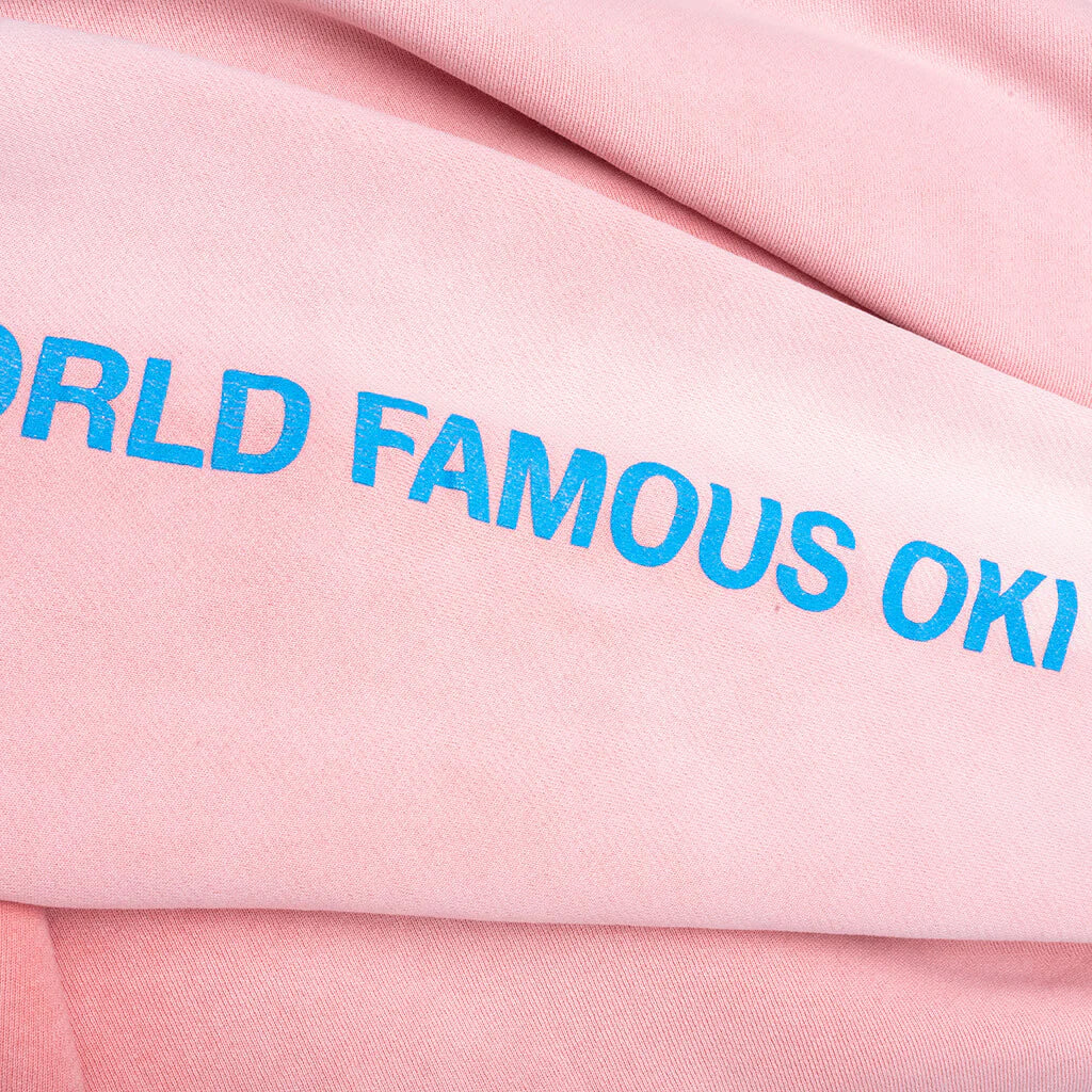 Oki Dog Hooded Sweatshirt Pink