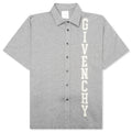 Fleece College Shirt Light Grey Melange