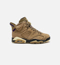 Air Jordan 6 Retro Gore Tex Brown Kelp Womens Lifestyle Shoe Brown Kelp Brown