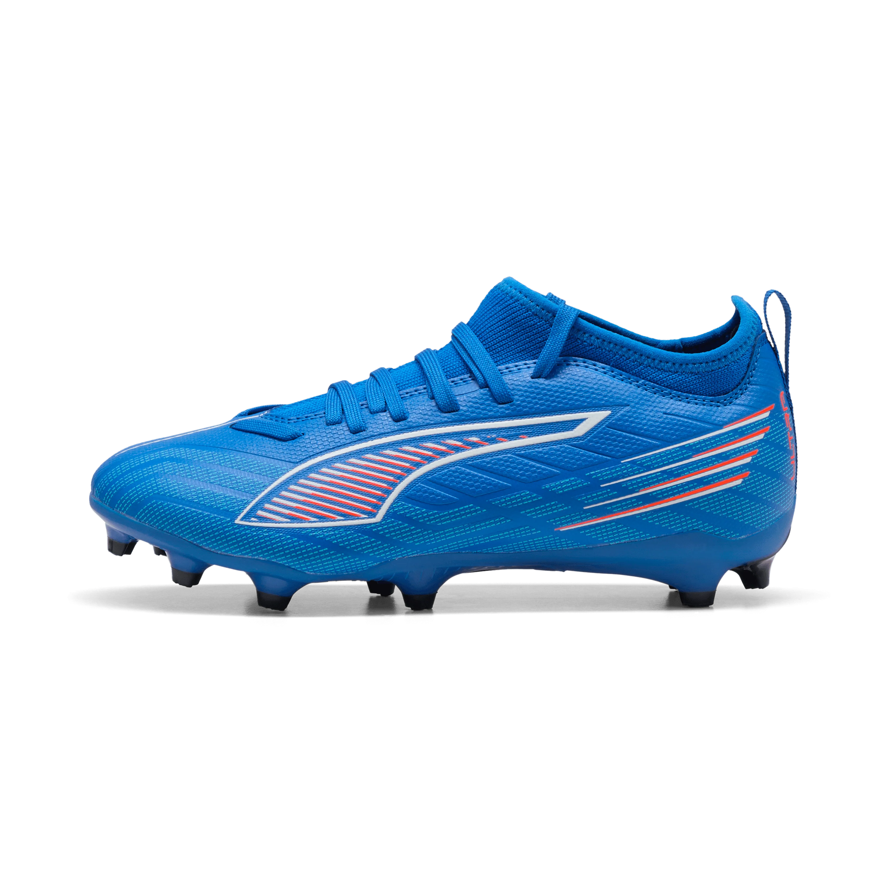 PUMA Ultra 6 Match FG AG Firm Multi Ground Kids Soccer Cleats Blue White