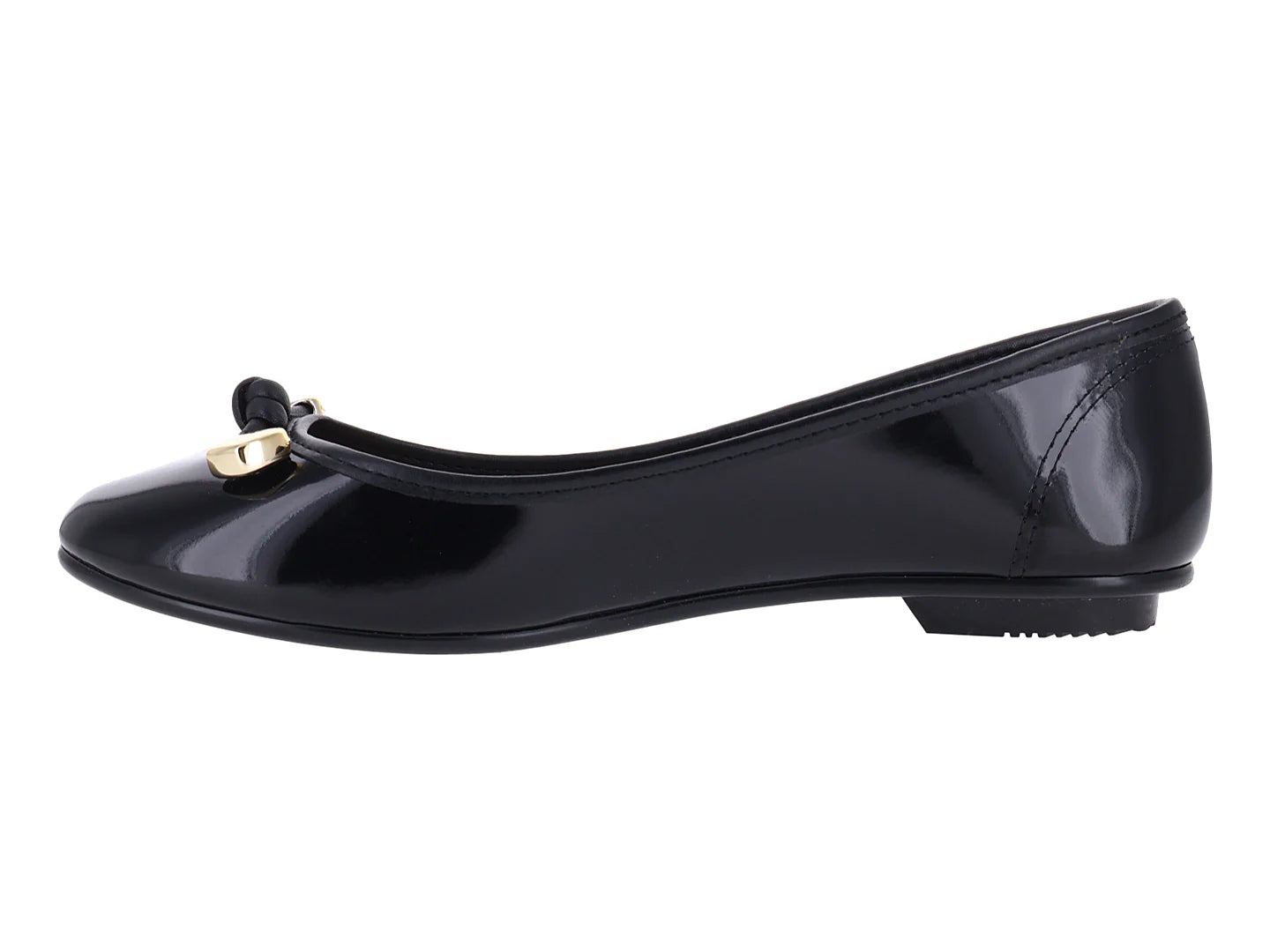 Zapatos Flats Ballerinas Moleca Negro para Mujer