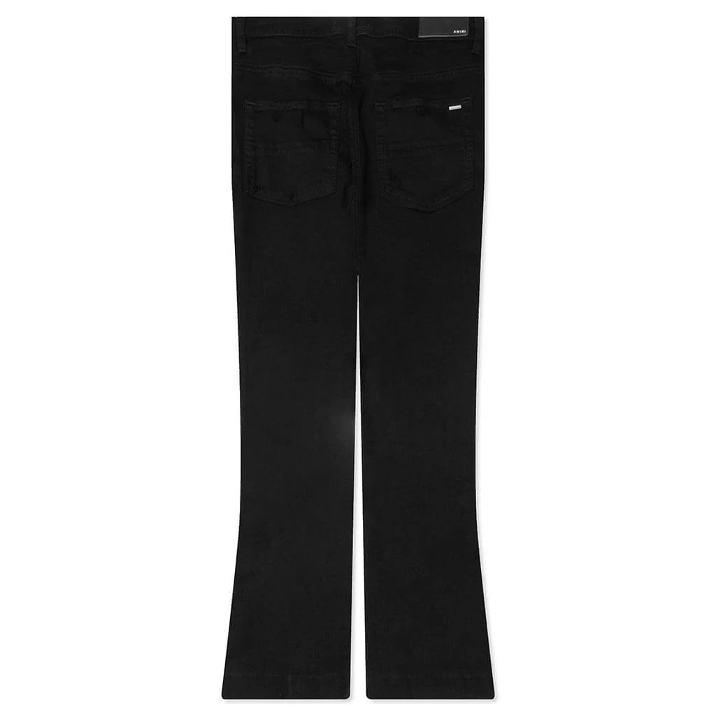 Stack Kick Flare Jean Black