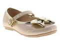 Zapatos Planos Sarele Color Oro para Niña
