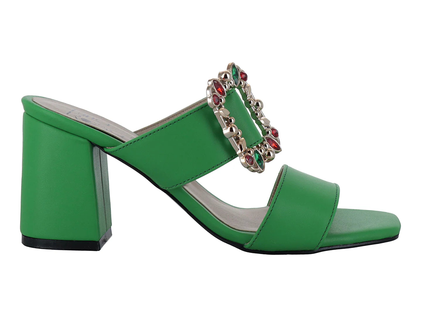 Sandalias Luna Rosa Verde para Mujer