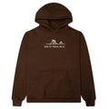Follow The Road Pullover Hoodie Dark Brown