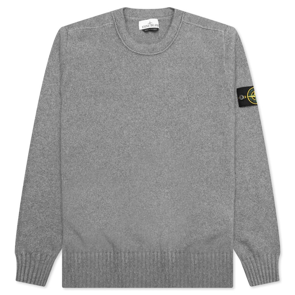 Knitted Sweater Melange Grey