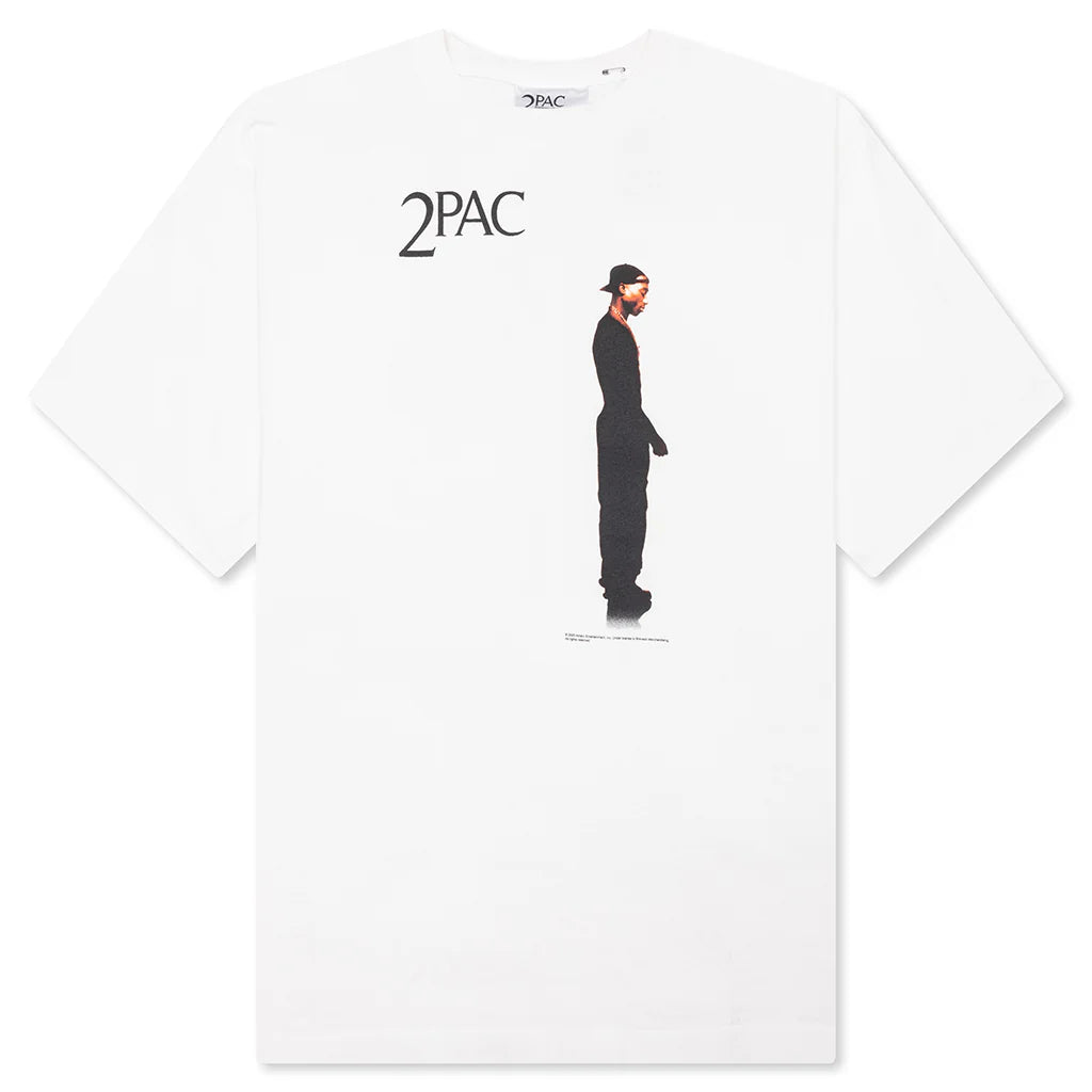 Saint Michael x 2Pac T Shirt White