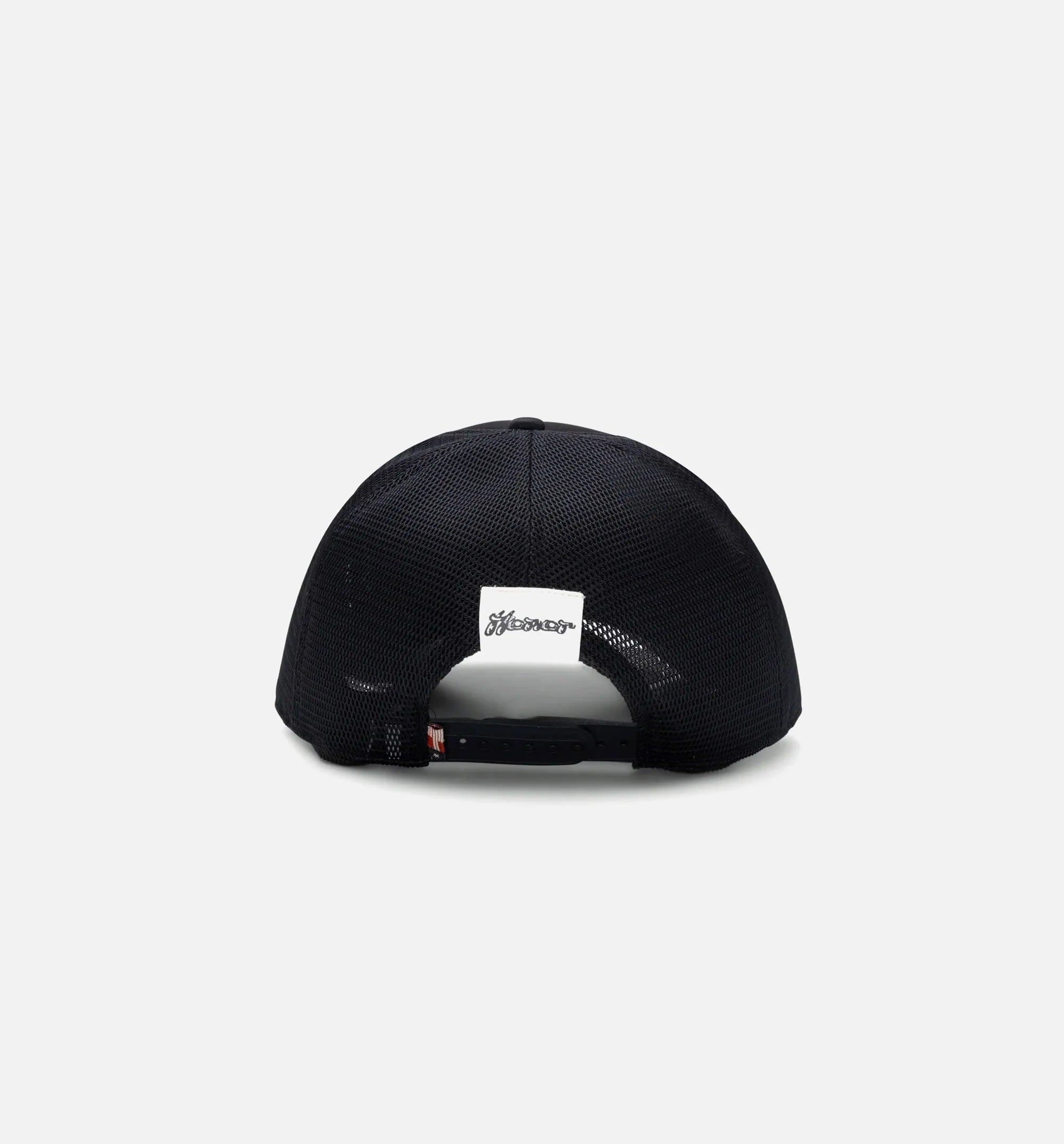 H Patch Trucker Mens Hat Black