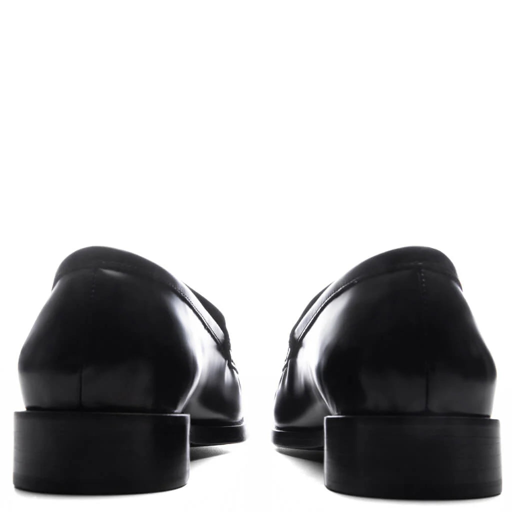 Leather Loafers Black