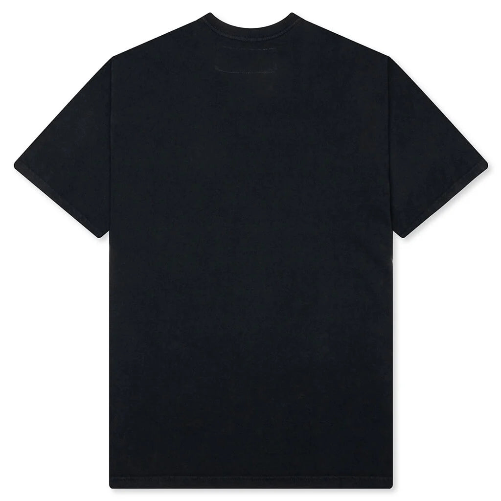 Barbed T Shirt Hard Washed Black