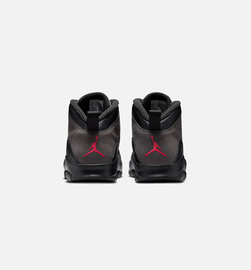 Air Jordan 10 Retro Shadow Mens Lifestyle Shoe Charred Grey True Red Black Limit One Per Customer