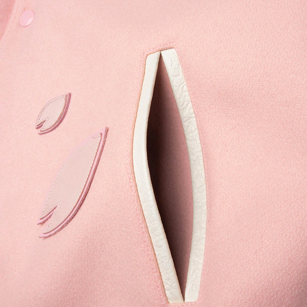 Sakura Varsity Jacket Pink