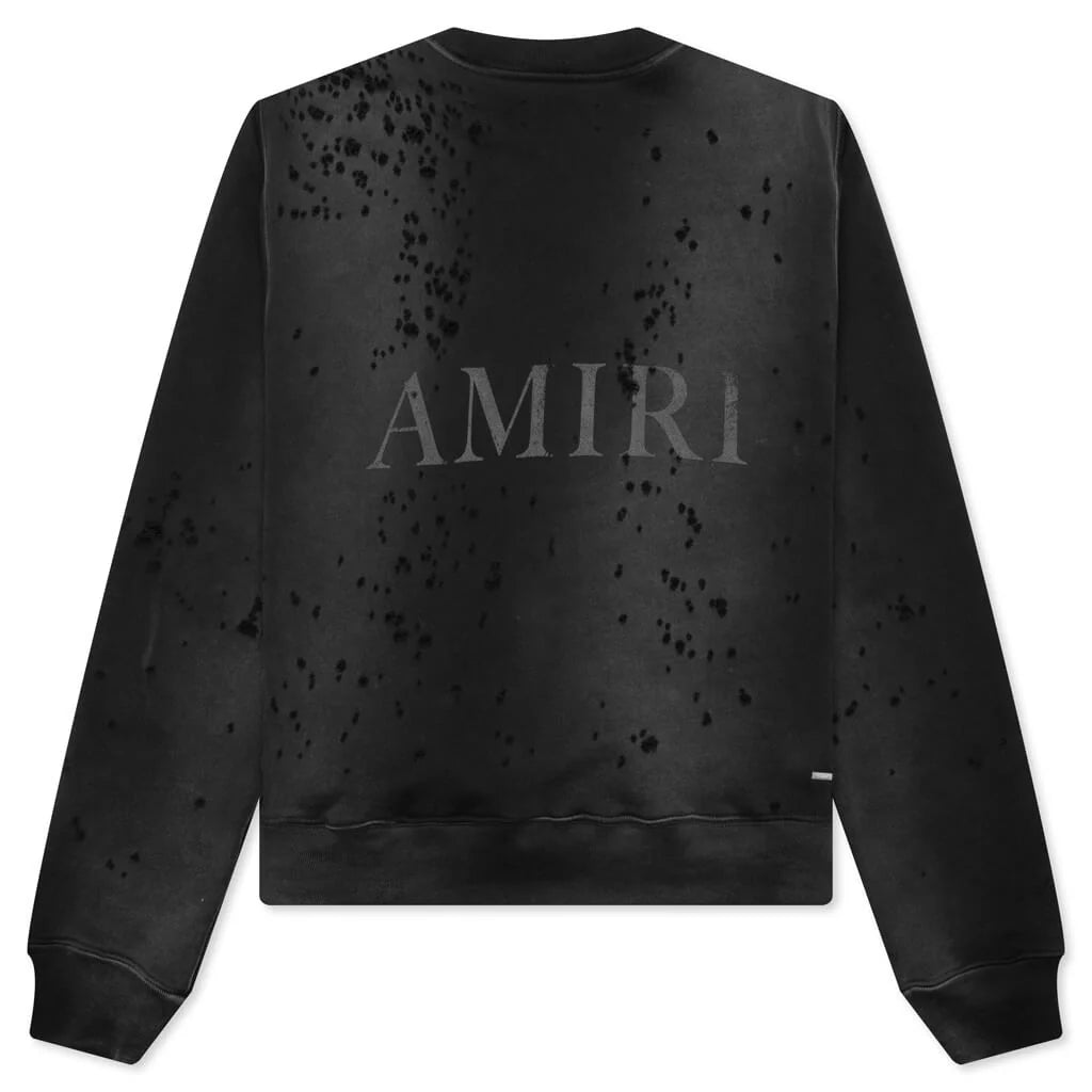 Core Logo Shotgun Crewneck Faded Black
