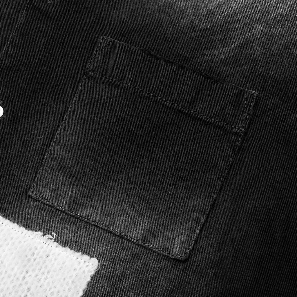 Patchwork Shirt Black