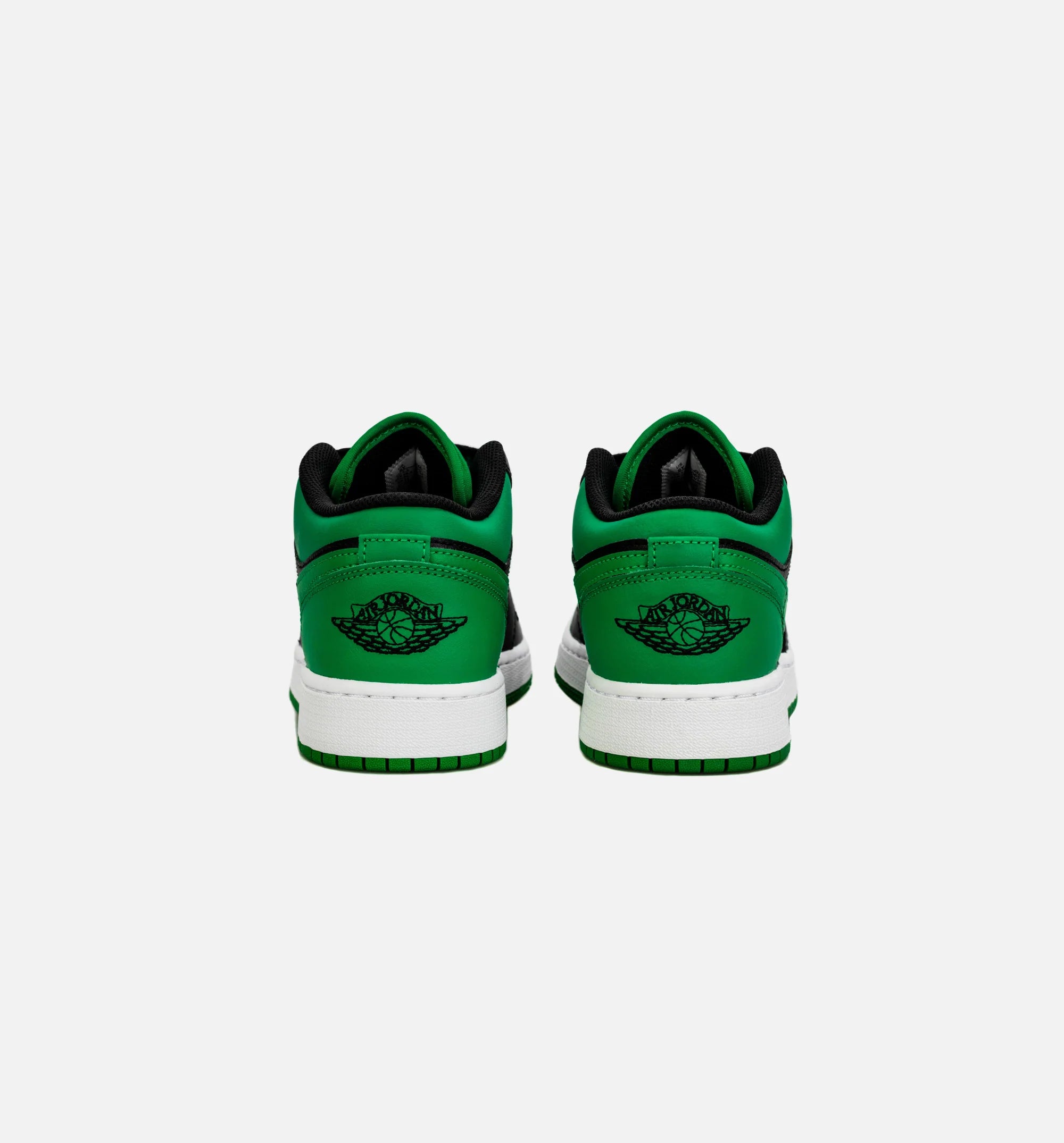 Air Jordan 1 Retro Low Lucky Green Grade School Lifestyle Shoe Black Green