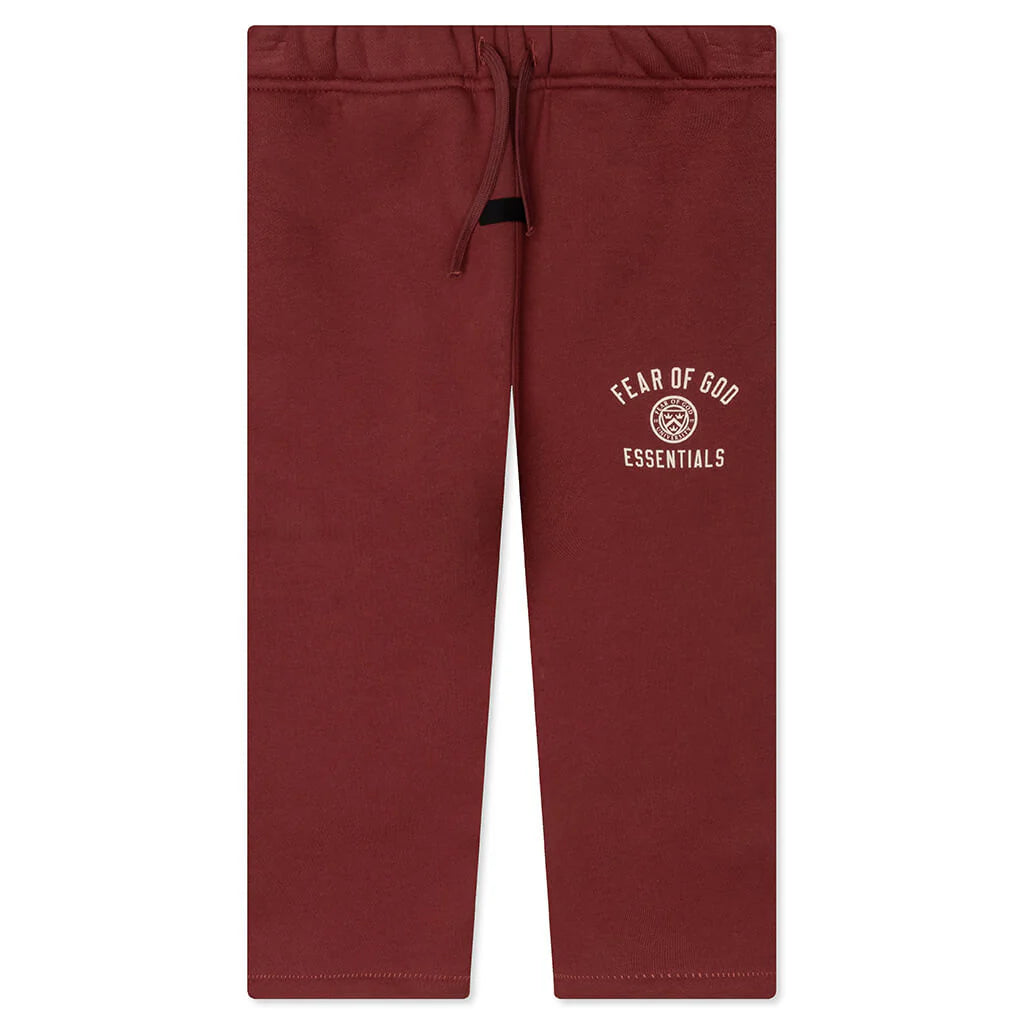 Kids Fleece Relaxed Sweatpant Crimson