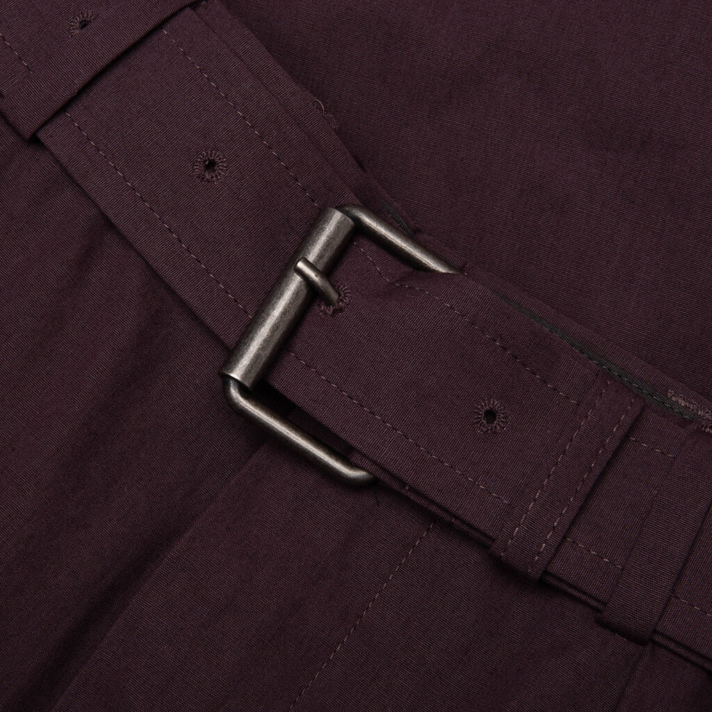 Preaches Poplin MW Pants Dark Purple