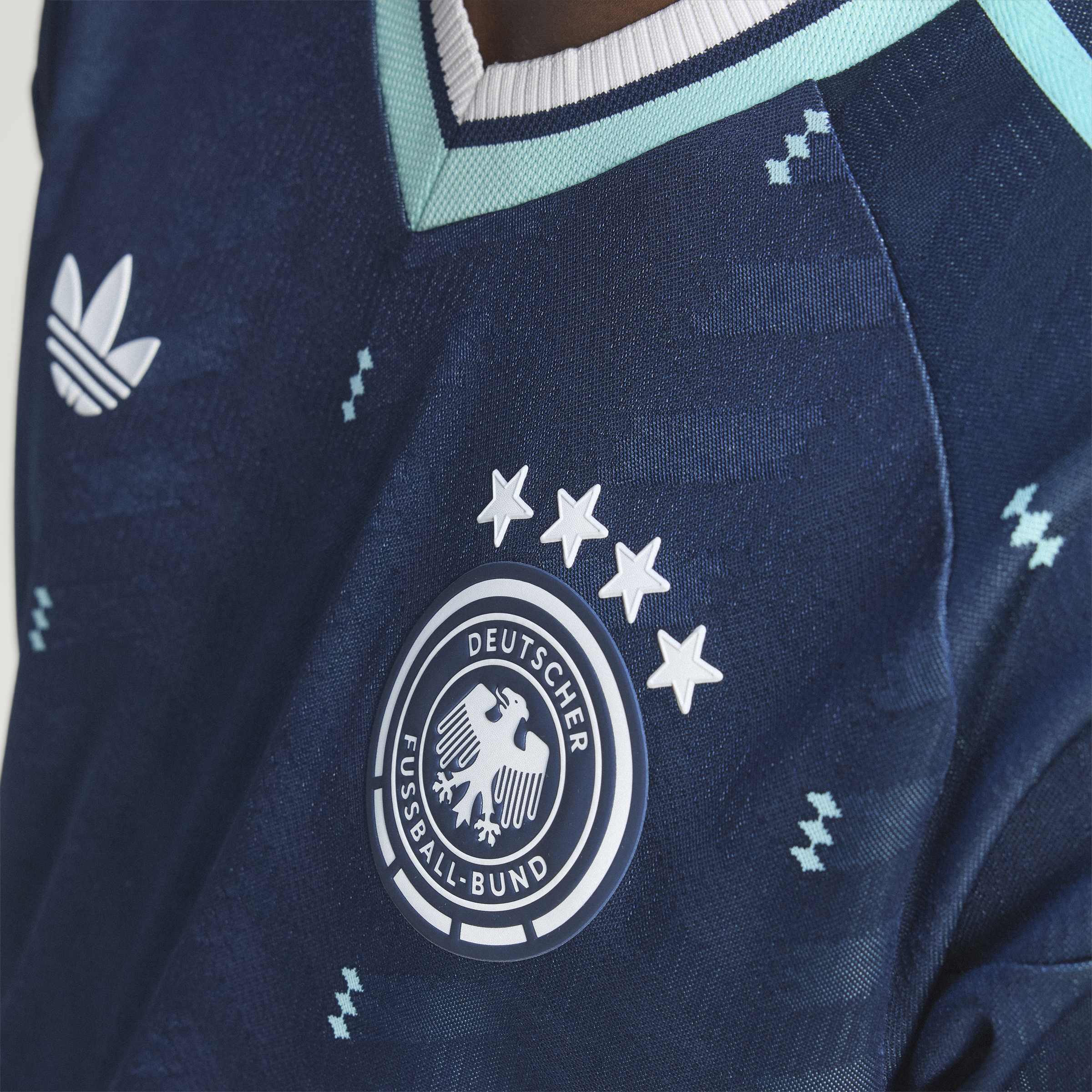 adidas Germany Away Authentic Mens Soccer Jersey 2026 Navy
