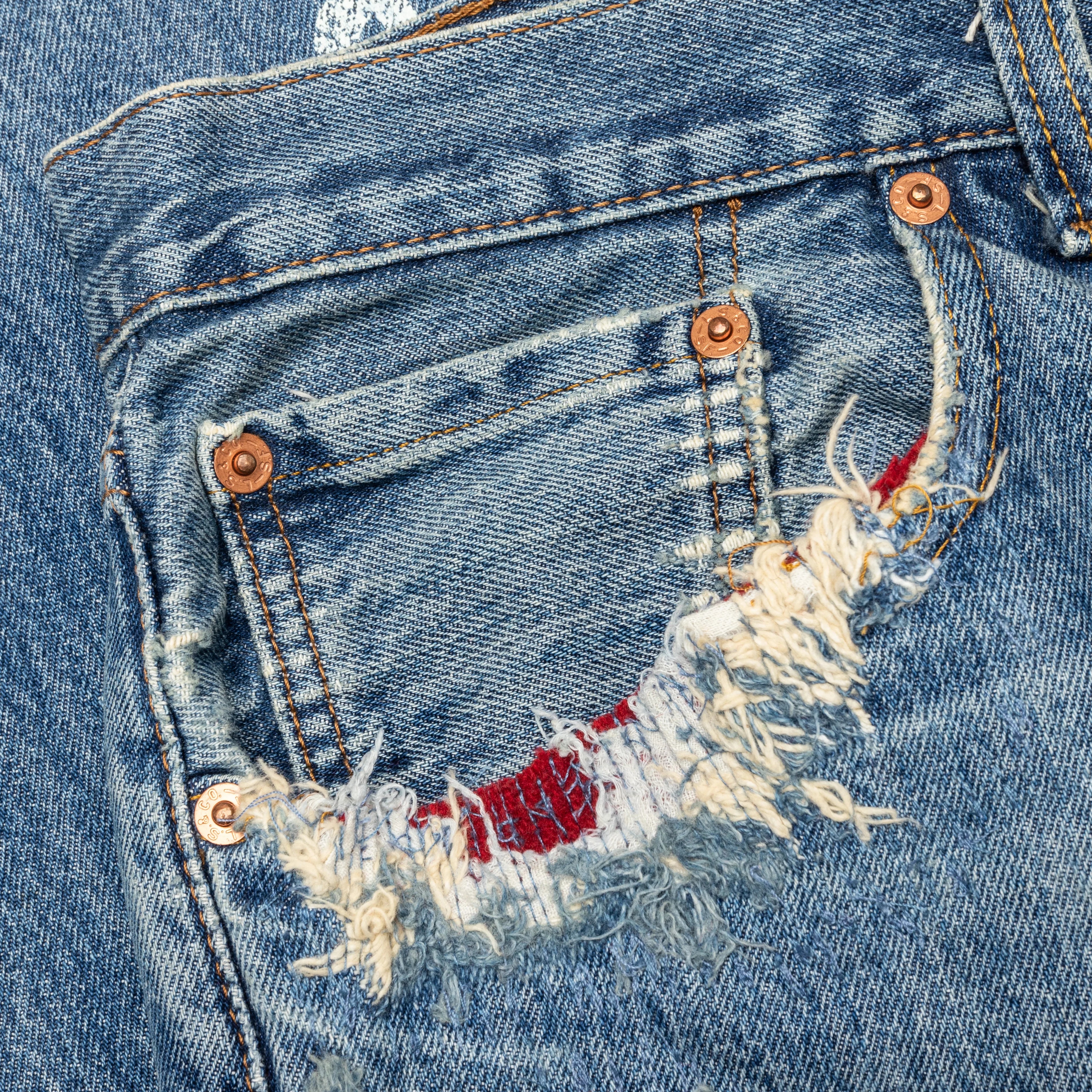 Denim Repair Pants Indigo