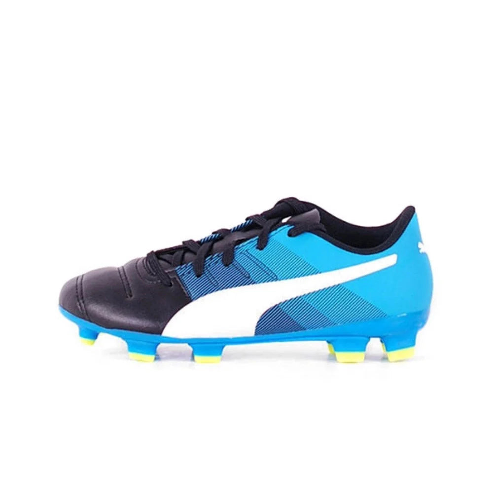 PUMA Evopower 43 FG J Youth Soccer Cleats Black White