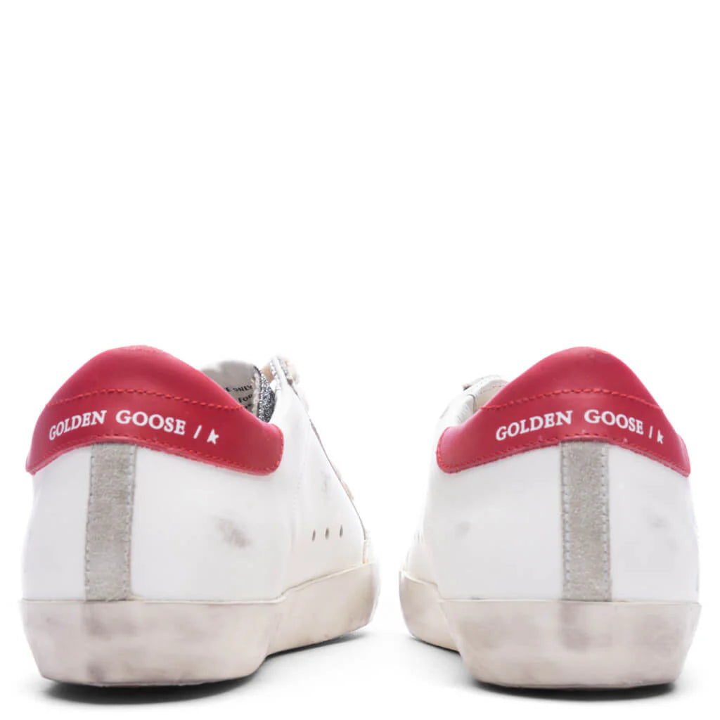Womens Super Star Penstar White Silver Red